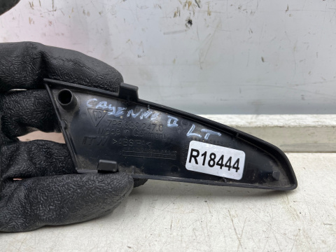 Zaślepka klamki lamka Porsche Cayenne II 7p 10-17r. lewa tylna osłona wewnętrzna rączki drzwi lewy tył 7p5839247c