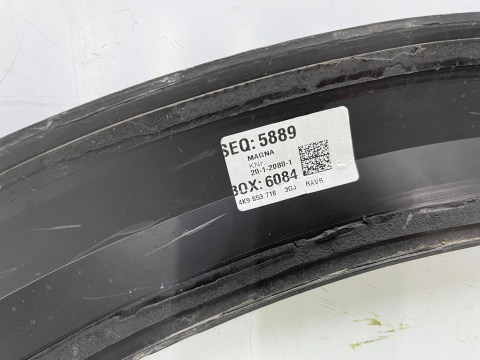 Listwa Audi A6 C8 Allroad 18r.- prawy przedni rant nadkola błotnika nakładka prawy przód 4k9853718