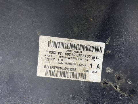 Zderzak tylny Mercedes W447 Vito 3 III 14r.- tył Long 6XPDC A4478808002