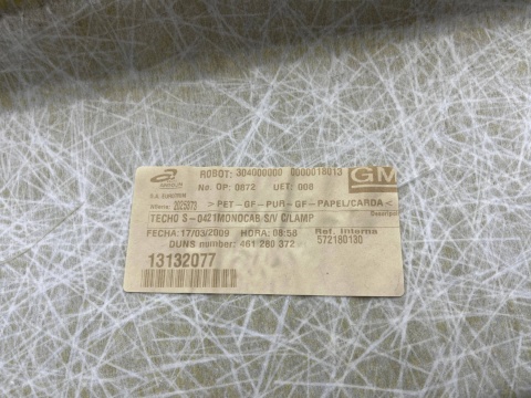 Podsufitka Opel Meriva A 03-10r.