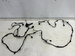 Wiązka Porsche Cayenne III 9y 17r.- przednia instalacja zderzaka kable czujników 4x PDC i ochrony pieszych przód