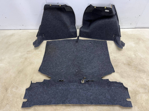 Tapicerka Skoda Fabia I 6y HB 99-08r. wykładzina boczki bagażnika wkład mata dywan podłoga KOMPLET