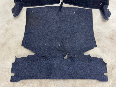 Tapicerka Skoda Fabia I 6y HB 99-08r. wykładzina boczki bagażnika wkład mata dywan podłoga KOMPLET