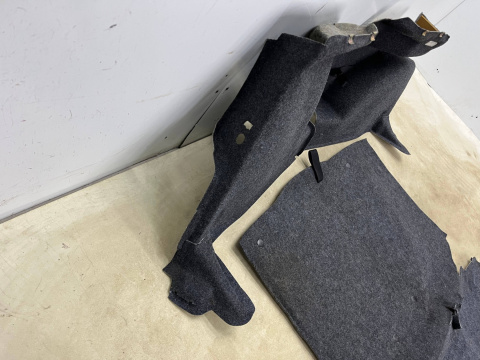 Tapicerka Skoda Fabia I 6y HB 99-08r. wykładzina boczki bagażnika wkład mata dywan podłoga KOMPLET