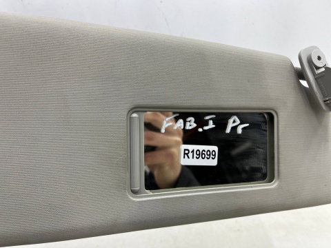 Daszek Skoda Fabia I 6y 99-08r. PRAWY przeciwsłonecznik pasażera osłona przeciwsłoneczna prawa EUROPA