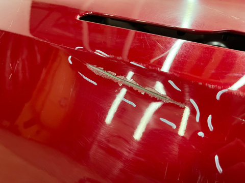 Drzwi Tesla Model 3 17r.- lewe przednie lewy przód 
