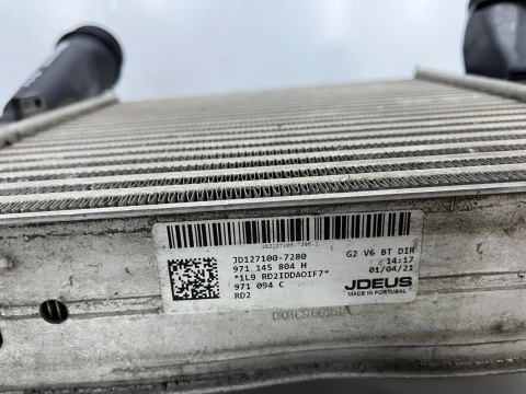 Chłodnica intercoolera Porsche Panamera II 971 4s 2.9 V6 T prawy intercooler oryginał 971145804h