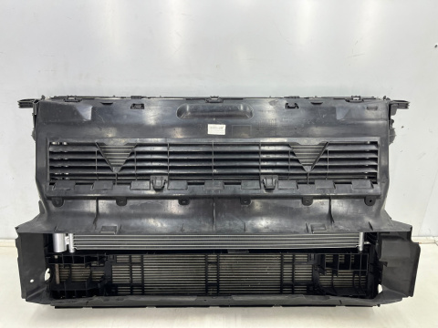 Chłodnica wody Porsche Panamera II 971 16-23r. chłodnica klimatyzacji wentylator wiatrak KOMPLET 