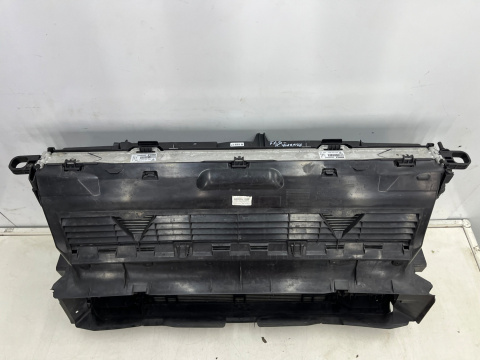 Chłodnica wody Porsche Panamera II 971 16-23r. chłodnica klimatyzacji wentylator wiatrak KOMPLET 