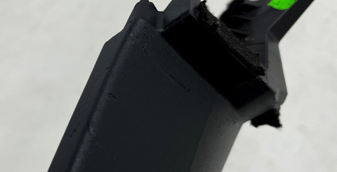 Plastik Porsche Panamera II 971 16-23r. LEWA przednia wewnętrzna osłona listwa nakładka ramy drzwi szyby 971867321