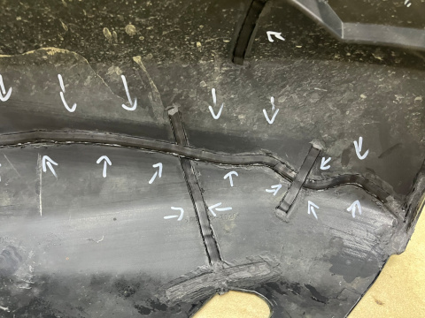 Zderzak przedni Mitsubishi L200 5 V  19-23r. Lift przód 6400J790ZZ