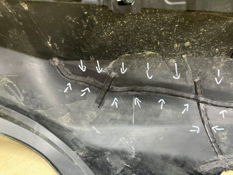 Zderzak przedni Mitsubishi L200 5 V  19-23r. Lift przód 6400J790ZZ