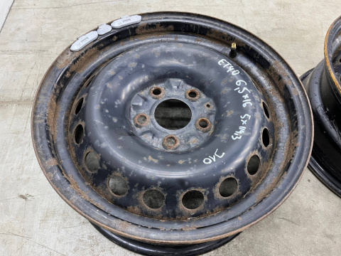 Felga Nissan Qashqai I J10 06-13r. 6,5jx16 5x114,3 ET40 felgi stalowe 16 cali Alcar 7855 KOMPLET