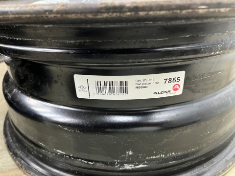 Felga Nissan Qashqai I J10 06-13r. 6,5jx16 5x114,3 ET40 felgi stalowe 16 cali Alcar 7855 KOMPLET