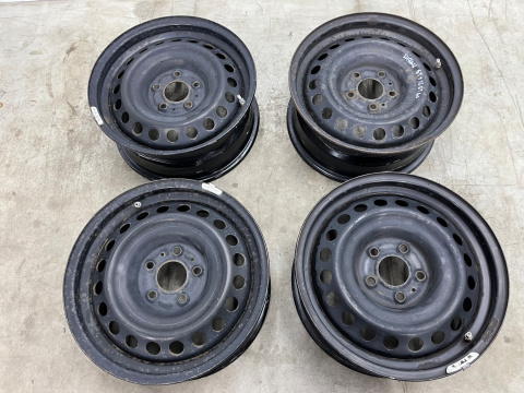 Felga Nissan Qashqai I J10 06-13r. 6,5jx16 5x114,3 ET40 felgi stalowe z czujnikami 16 cali ORYGINALNE KOMPLET 40300-4ea0b