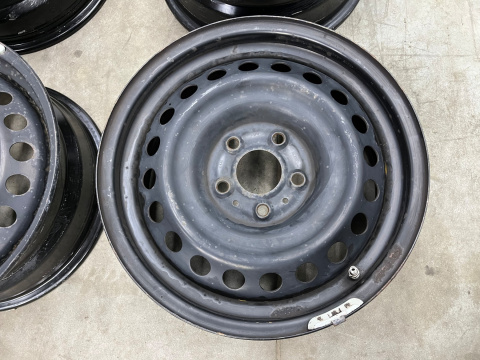 Felga Nissan Qashqai I J10 06-13r. 6,5jx16 5x114,3 ET40 felgi stalowe z czujnikami 16 cali ORYGINALNE KOMPLET 40300-4ea0b