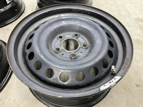 Felga Nissan Qashqai I J10 06-13r. 6,5jx16 5x114,3 ET40 felgi stalowe z czujnikami 16 cali ORYGINALNE KOMPLET 40300-4ea0b