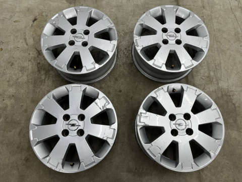 Felga Opel Meriva A Corsa C Tigra B 99-08r. 6jx15 ET43 4x100 felgi aluminiowe 15 cali oryginalne Ronal KOMPLET 13211455