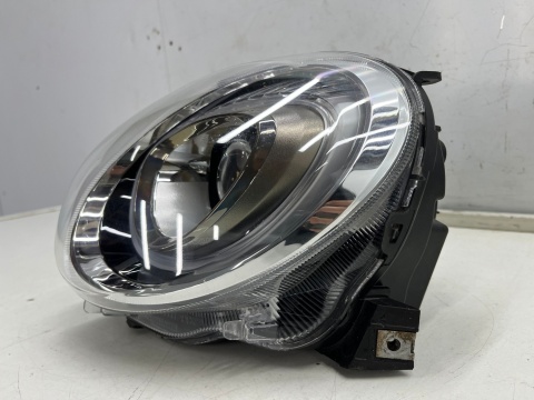 Lampa reflektor Fiat 500 LIFT 15-24r. LEWA przednia soczewka H7 lewy przód Europa oryginalna 52129443