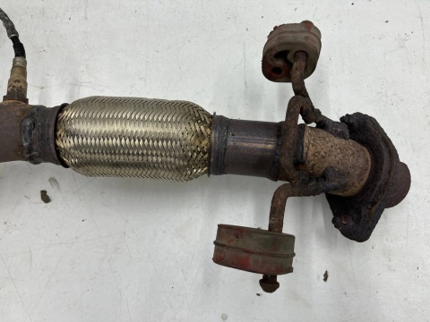 Kolektor wydechowy Ford C-Max MK1 CMax Mk1 Ford Focus MK2 03-10r. 2.0b Benzyna katalizator pełny siatka 4m51-5f297-ra t2a1a