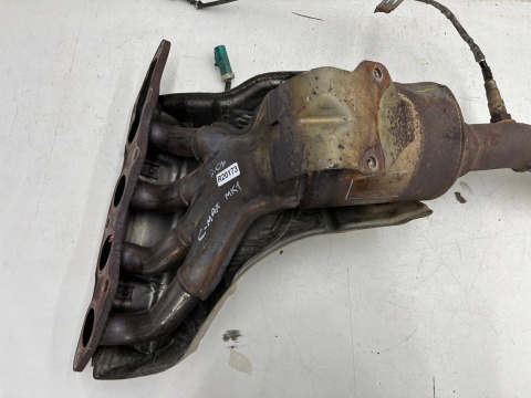 Kolektor wydechowy Ford C-Max MK1 CMax Mk1 Ford Focus MK2 03-10r. 2.0b Benzyna katalizator pełny siatka 4m51-5f297-ra t2a1a