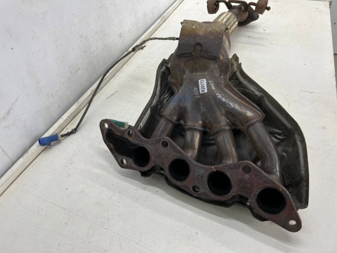 Kolektor wydechowy Ford C-Max MK1 CMax Mk1 Ford Focus MK2 03-10r. 2.0b Benzyna katalizator pełny siatka 4m51-5f297-ra t2a1a