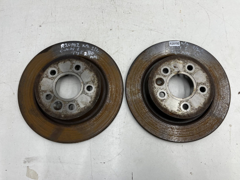 Tarcze hamulcowe Volvo C30 C70 S40 V40 V50 Ford C-max MK1 Focus MK2 03-12r. tylne 280mm. tarcza tył KOMPLET