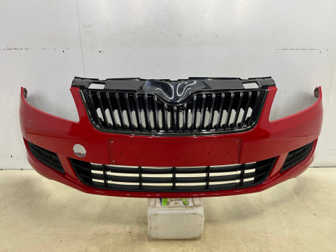 Zderzak przedni Skoda Fabia 2 II 10-14r. Lift przód 5J0807221D