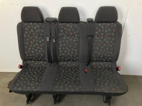 Fotele Mercedes Vito W639 Viano 03-14r. 8 osobowy kanapa trzeci 3 rząd komfort komplet ORYGINALNE