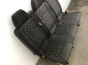 Fotele Mercedes Vito W639 Viano 03-14r. 8 osobowy kanapa trzeci 3 rząd komfort komplet ORYGINALNE