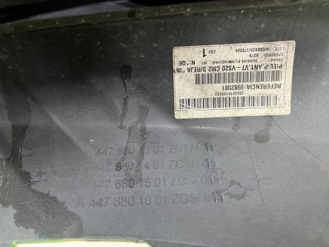 Zderzak przedni Mercedes W447 14r.- przód 6XPDC A4478800870