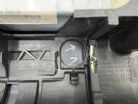 Zderzak tylny Mercedes W639 Vito 3 III 03-14r. tył ślizg A6398800271