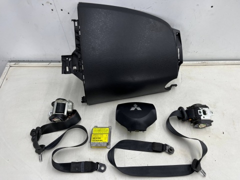 Airbag Mitsubishi Colt 6 VI Z30 08-12r. LIFT 3d 3Drzwi pasy bezpieczeństwa poduszki powietrzne kierownicy pasażera zaślepka KPL