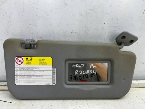 Daszek Mitsubishi Colt VI 6 Z30 04-12r. prawy pasażera przeciwsłonecznik OSŁONA SŁONECZNA przesłonka