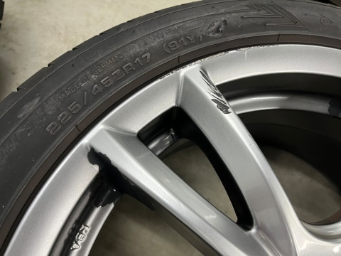 Felga Hyundai Kia 7.5jx17 5x114,3 felgi aluminiowe r17 cali KOMPLET RCDESIGN rc11757