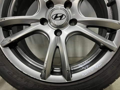 Felga Hyundai Kia 7.5jx17 5x114,3 felgi aluminiowe r17 cali KOMPLET RCDESIGN rc11757
