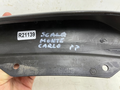Listwa zderzaka Skoda Scala Monte Carlo 19r.- prawa przednia prawy przód listwa hokej spoiler 657807008