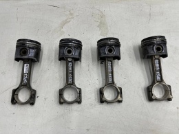 Tłok korbowód Renault Megane Clio Scenic Laguna Dacia Logan Duster Sandero Nissan Note Qashqai Micra 1.5 dCi kod silnika K9KT766