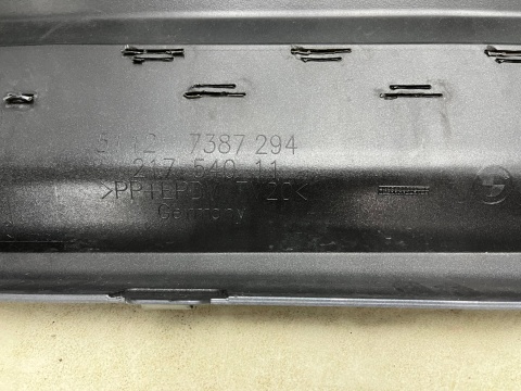Zderzak tylny BMW 5 G30 Sedan 17-20r. Przedlift tył 4XPDC 7387294