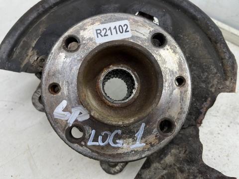 Zwrotnica Dacia Logan 1 I Sandero 05-14r. 1.5 dci 1.6 mpi piasta lewa przednia czujnik ABS lewy przód