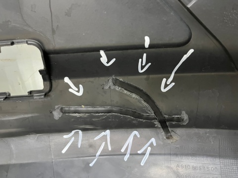 Zderzak przedni Mercedes W910 W907 Sprinter 3 III 18r.- przód A9108850000