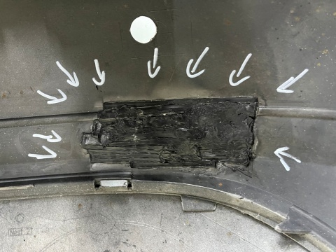 Zderzak tylny Mercedes W212 E-Klasa Sedan 09-13r. Przedlift tył 4XPDC A2128850225