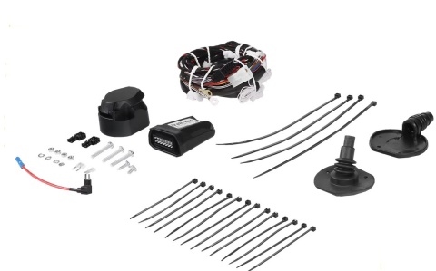 Wiązka haka Opel Astra J Insignia A B Trax Cruze zestaw elektryczny Trail-Tec 13-pinowa instalacja do haka gniazdko moduł