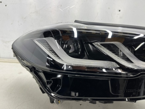 Lampa reflektor BMW 5 G30 G31 LCI LIFT 20-24r. prawa przednia FULL LED Adaptive Europa BLACK czarna ShadowLine oryginal 8082656