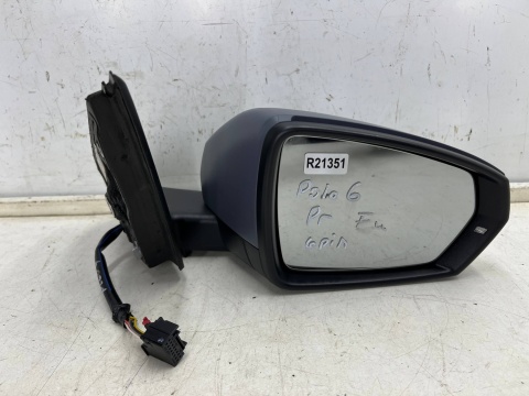 Lusterko VW Polo 6 VI 2g 17r.- PRAWE elektryczne podgrzewane 6 pin kompletne EUROPA