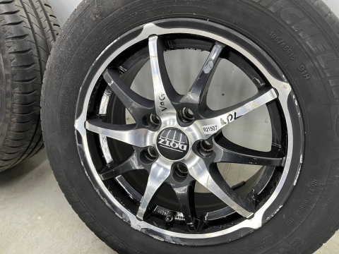 Felga VW Volkswagen Skoda Seat Audi 15 cali 6,5jx15 ET48 5x112 felgi aluminiowe koła z oponami letnimi 195/65/15 Michelin