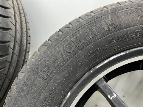 Felga VW Volkswagen Skoda Seat Audi 15 cali 6,5jx15 ET48 5x112 felgi aluminiowe koła z oponami letnimi 195/65/15 Michelin