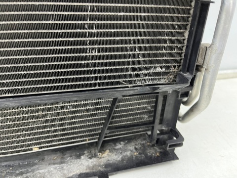 Komplet chłodnic VW Touareg II 7p5 Cayenne II 92a 10-18r. 3.0 TDi 3.6 v6 chłodnica wody skraplacz klimatyzacji wiatrak KPL