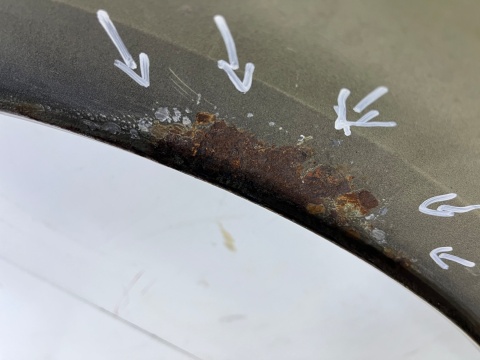 Błotnik VW Passat B7 3AA 10-14r. prawy przedni prawy przód 