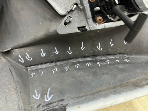 Zderzak przedni BMW 5 E60 E61 M-Pakiet 03-10r. przód 4XPDC spryski 7896582